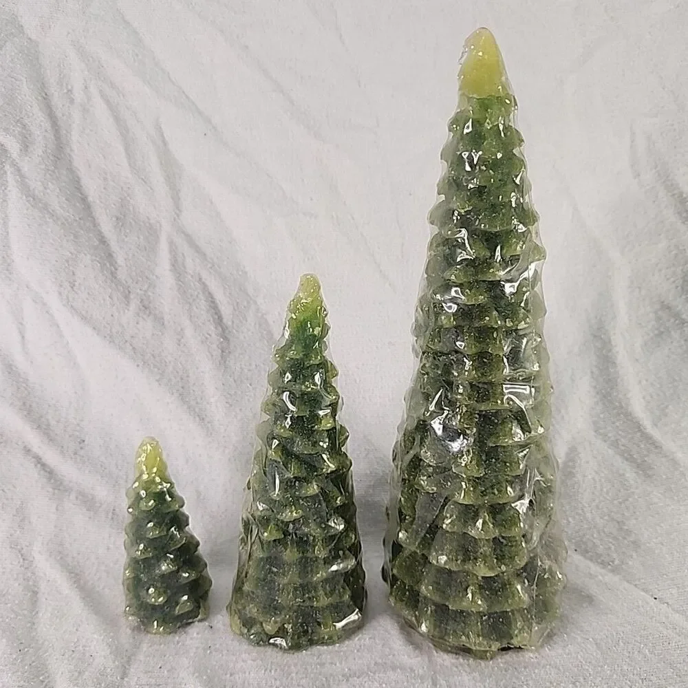 Candles Christmas Tree Set Of 3 - Small 3